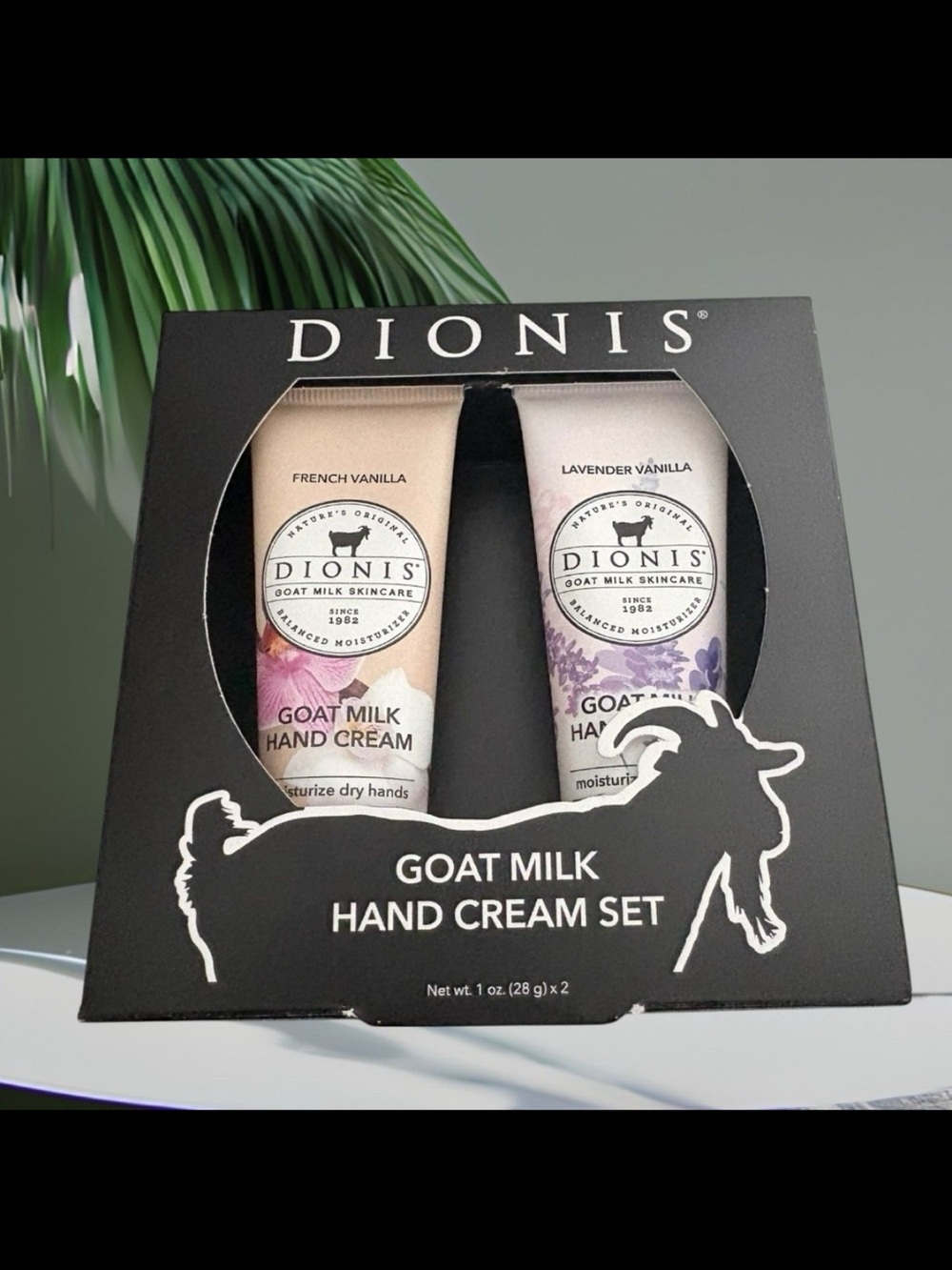 Dionis Goat Milk Hand Cream Set - French Vanilla & Lavender Vanilla